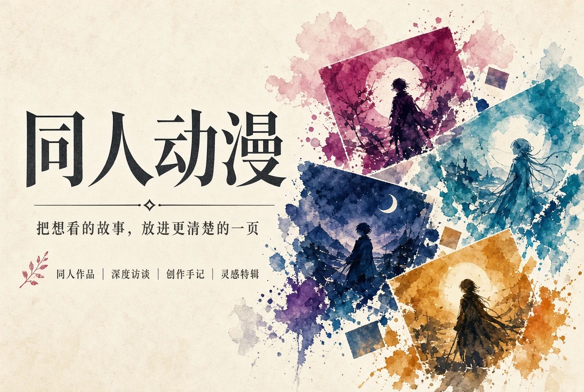 同人动漫首页创作主题横幅